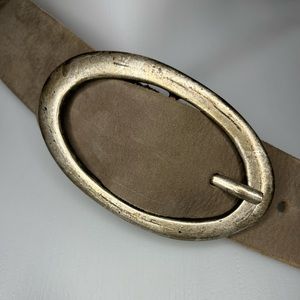 Sam Brown leather belt 85